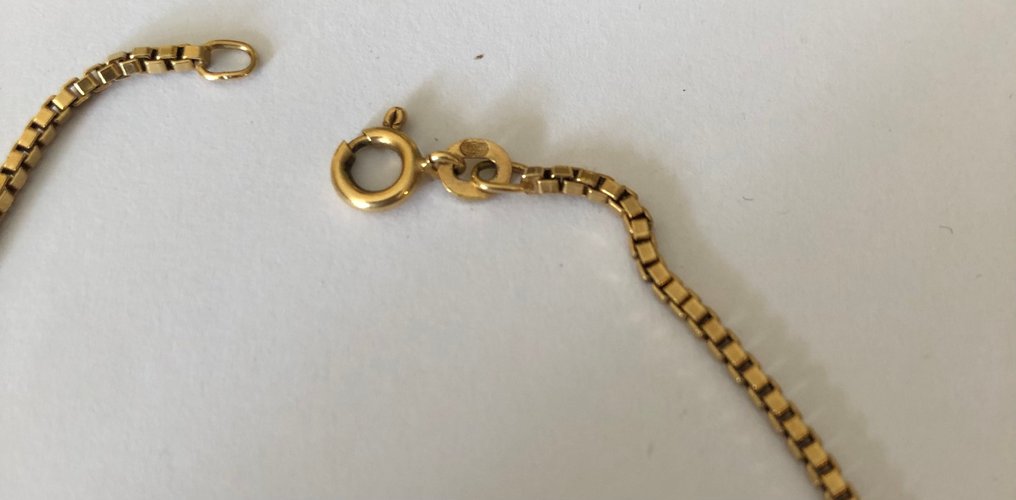 頸鏈 - 18 克拉 黃金 #3.2