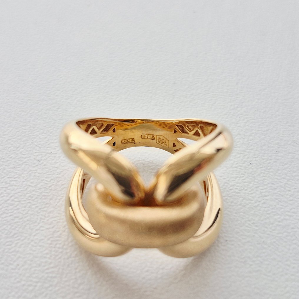 Anello - 18 carati Oro giallo - Finitura opaca e lucida #3.2