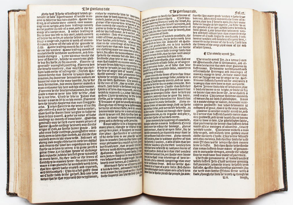 Geffrey Chaucer - The Woorkes - Canterbury Tales - 1538 #2.1