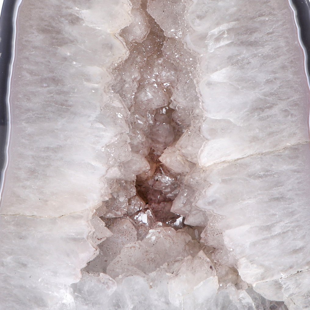 Polished Backside! - Amethyst & Agate - Geode - 36x23x11 cm- 12.8 kg #3.2