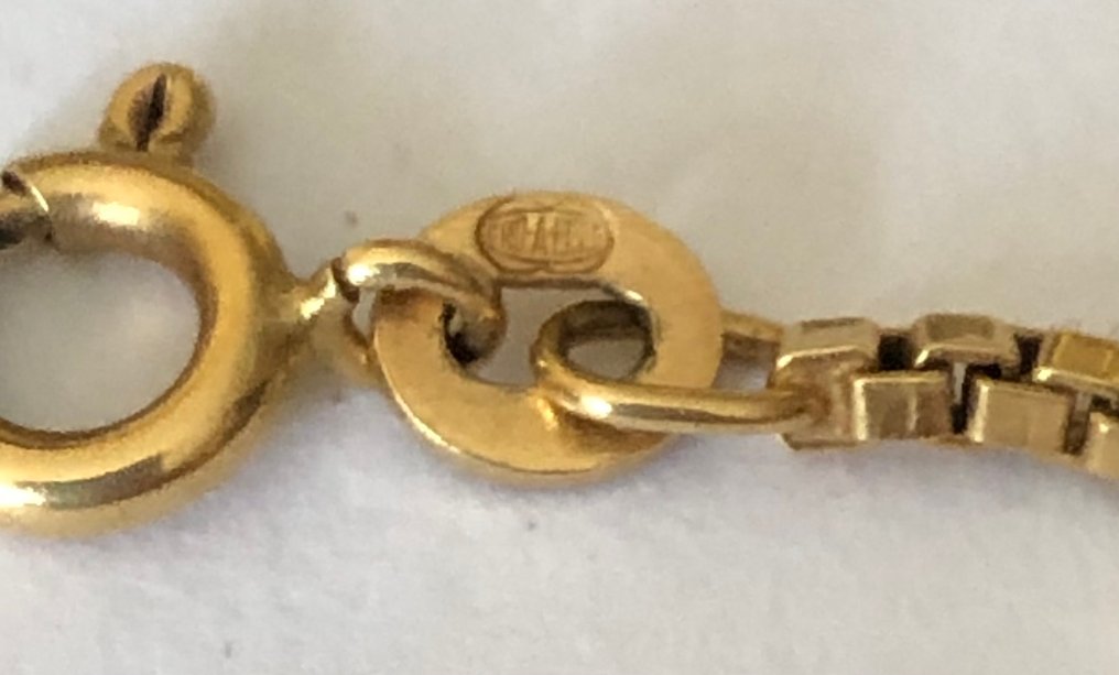 頸鏈 - 18 克拉 黃金 #4.3