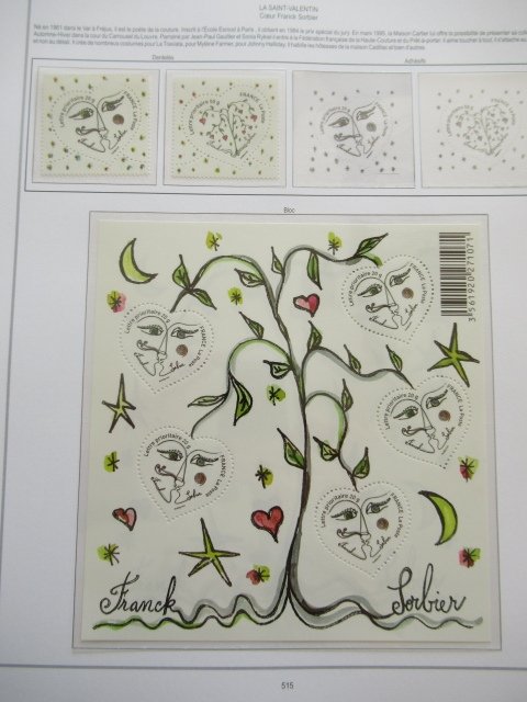 France 2008 - Significant face value, superb collection of stamps, blocks, and booklets. #4.3