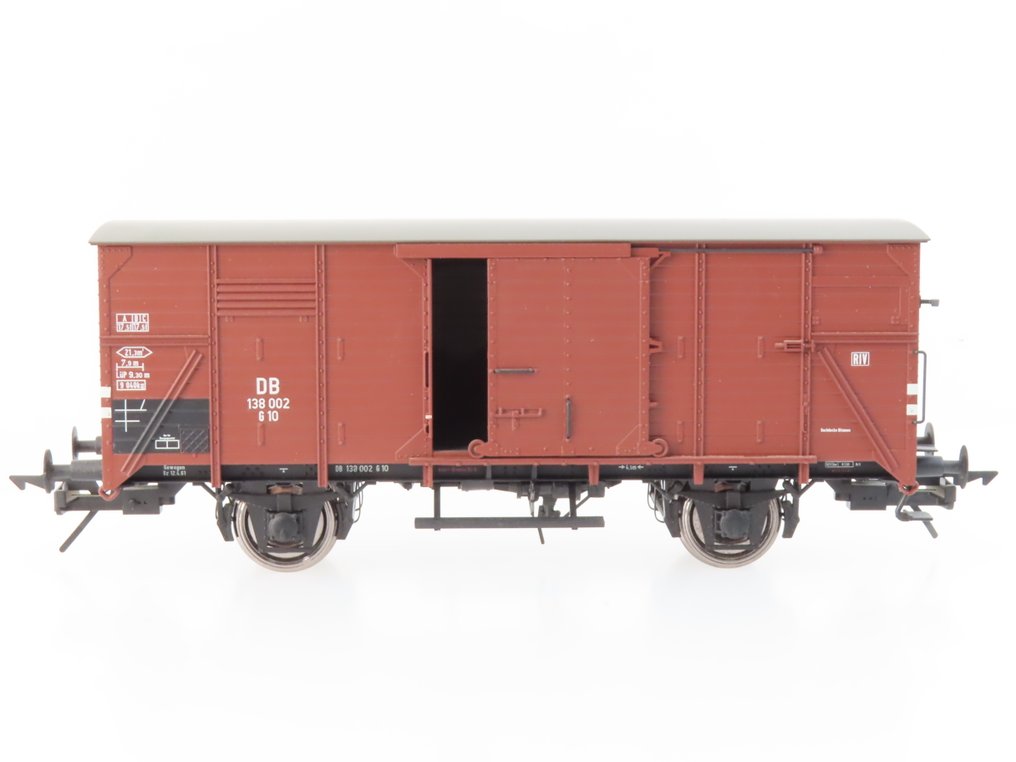 Lenz 0 - 42210-10 - 模型貨運火車 (1) - 2-Assige 关闭式车辆 G10 型 - DB #1.0