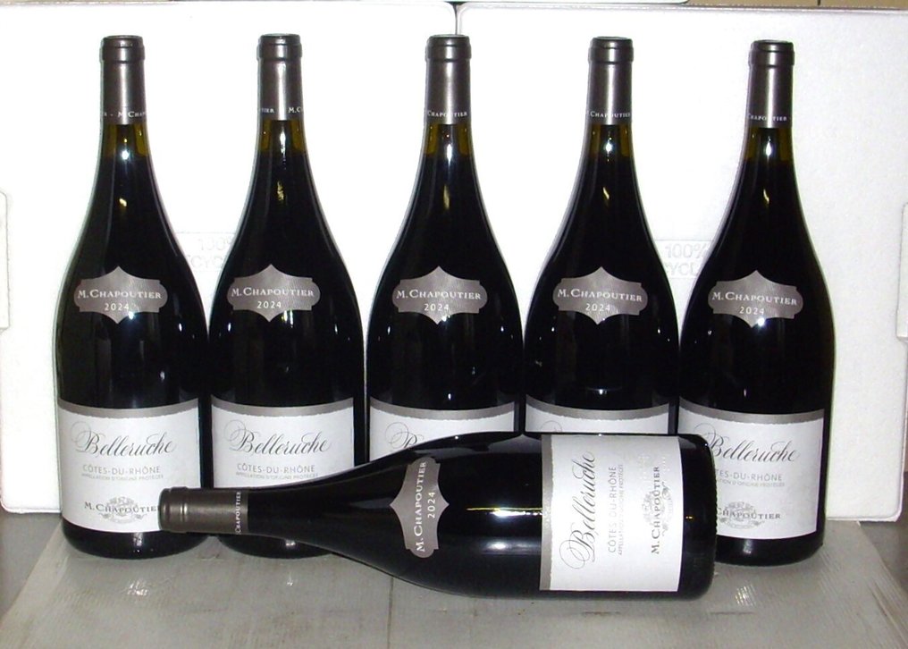 2024 Côtes du Rhône "Belleruche" - Michel Chapoutier - Rhône - 6 Magnums (1.5L) #1.0