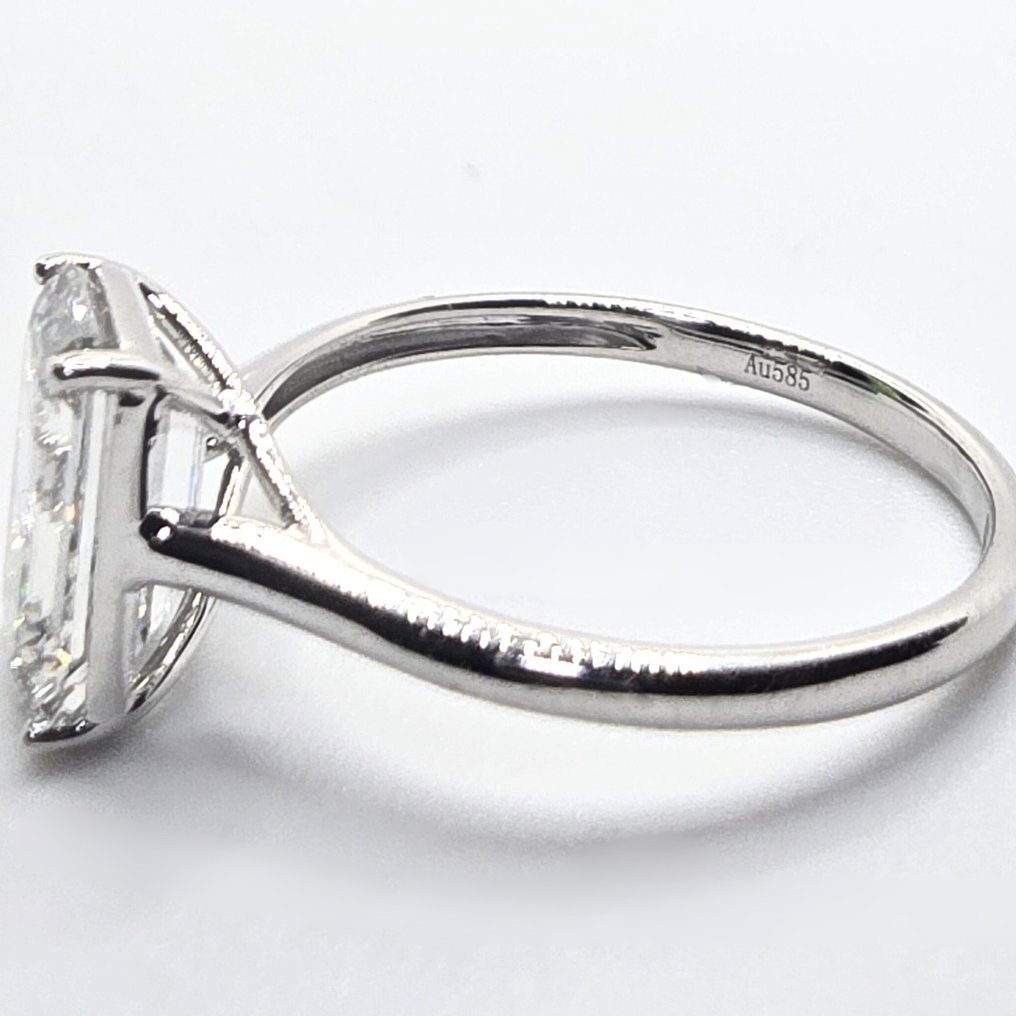 Δαχτυλίδι - 14 καράτια Λευκός χρυσός - 2.01ct. tw. Διαμάντι (Εργαστηριακής καλλιέργειας) - Πιστοποιημένο #4.3