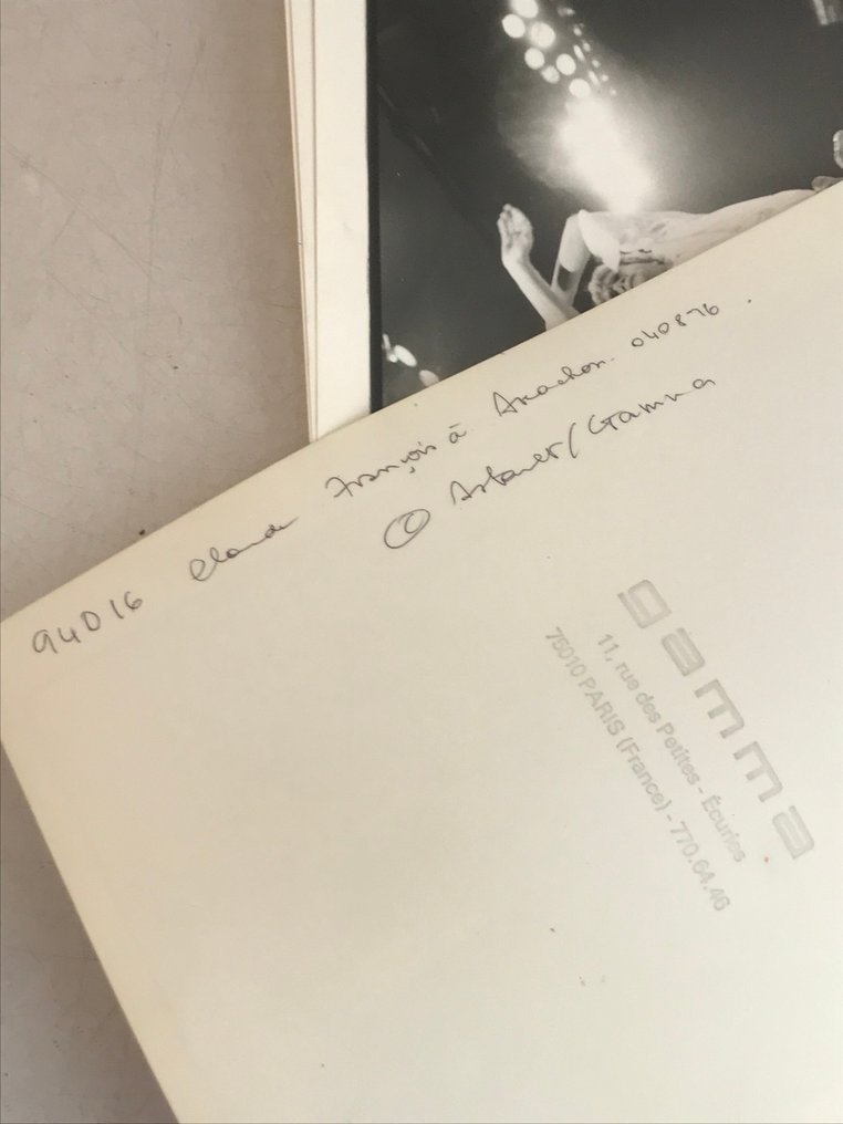 Agence Gamma - Quatre photographies originales de Claude François - 1976-1978 #2.1