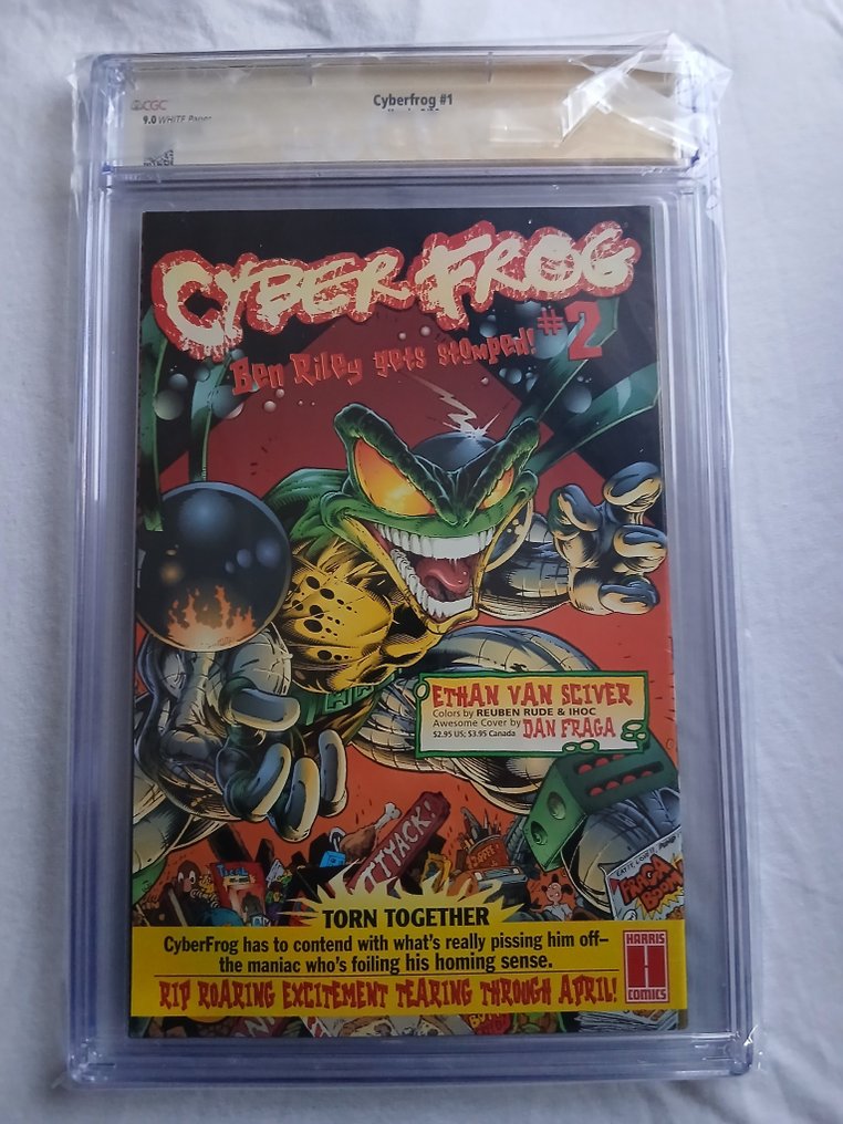 Cyberfrog (Vol. 2) #1 - Signed by Walt Simonson - 1 Signed graded comic - Erstausgabe - 1996 - CGC 9 #1.0