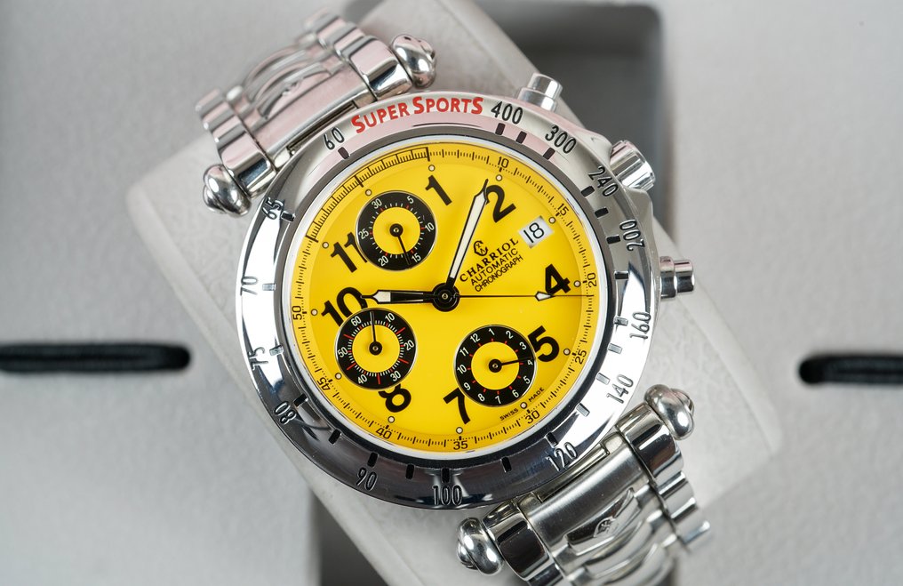 Charriol - Super Sports Automatic Chronograph Yellow - 060.98 4918N - Herren - 1998 #1.0