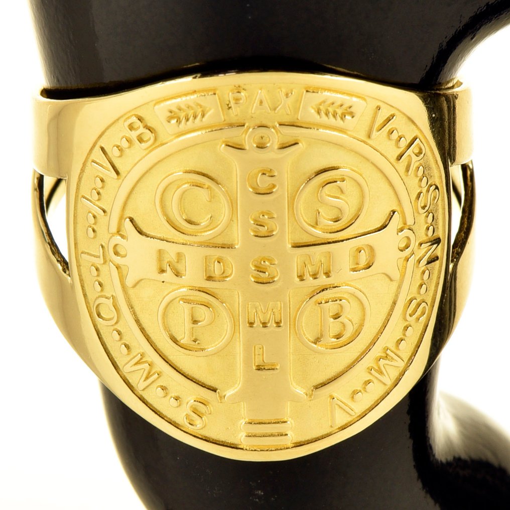 护身符戒指 - 18K包金 黄金 #2.1