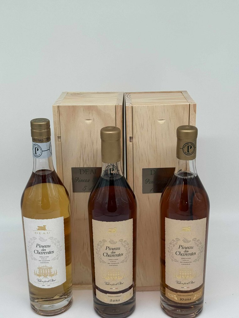 Deau - Pineau des Charentes 10 years & 5 years & Classic Blanc - pineau - 3 Bottles (0.7L) #3.2