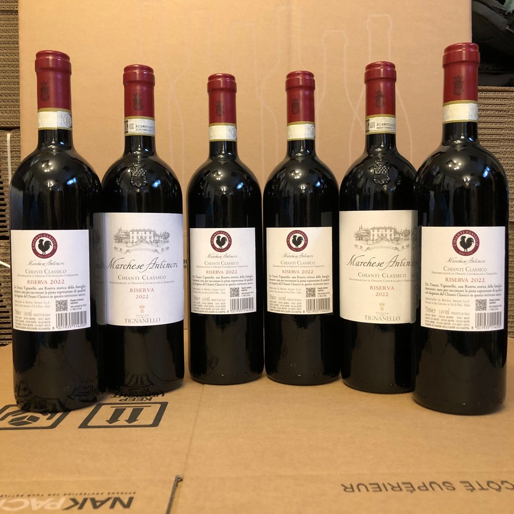 2022 Marchese Antinori, Tenuta Tignanello - Chianti Classico Riserva - 6 Bottles (0.75L) #2.1