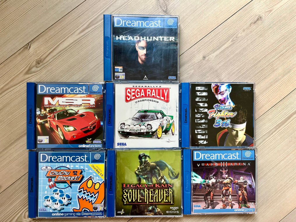 Sega - Dreamcast - lot of 7 - Sega Rally Championship + more - Βιντεοπαιχνίδια - Στην αρχική του συσκευασία #1.0