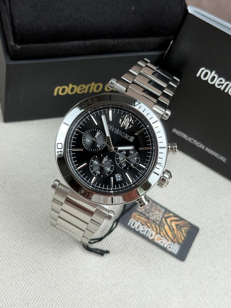 Roberto Cavalli - Chronograph Date - 没有保留价 - RC5G128M0055 - 男士 - 2020年及之后 #1.0