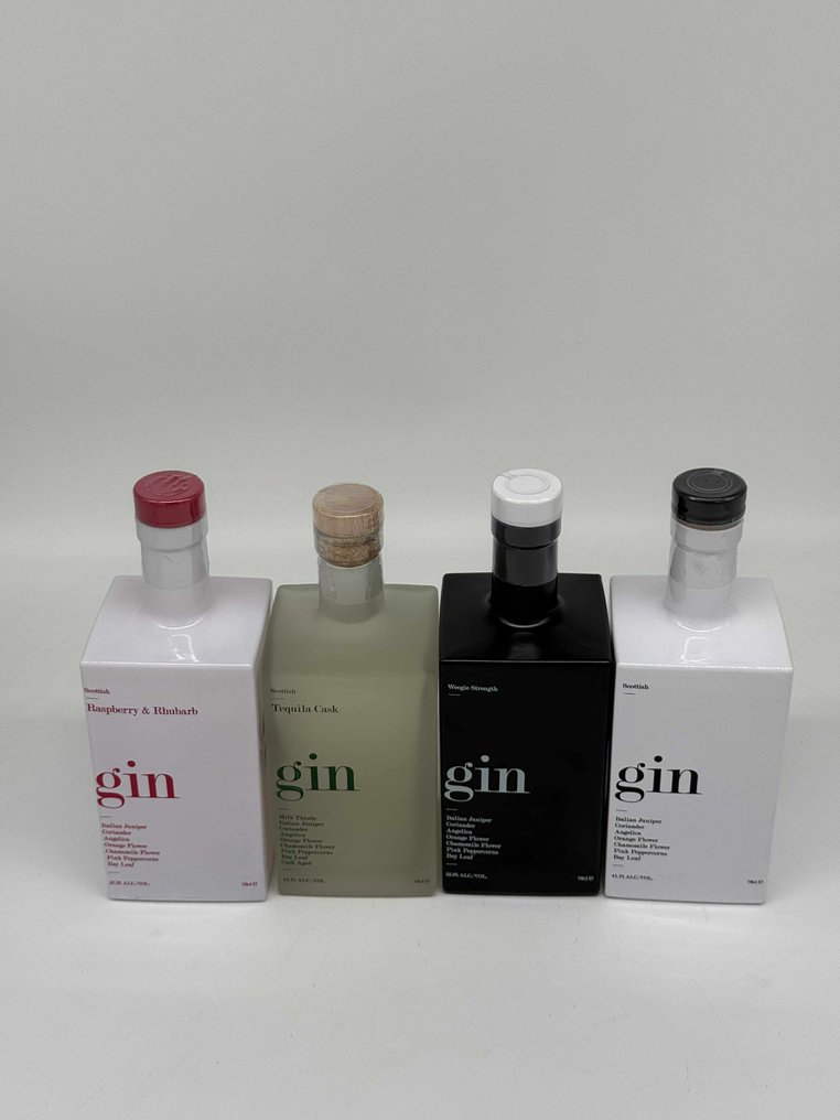 Glaswegin - Raspberry & Rhubarb, Tequila Cask, Navy Strength + Classic  - 70厘升 - 4 瓶 #2.1