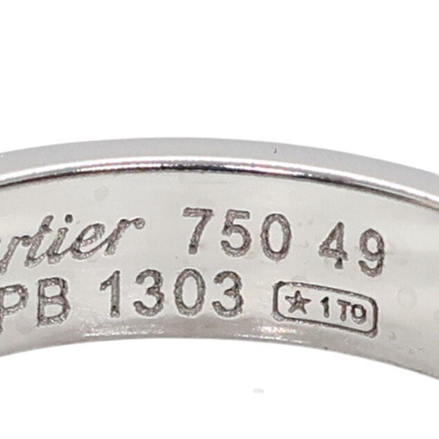 Cartier - Δαχτυλίδι - LOVE small model - 18 καράτια Λευκός χρυσός - Διαμάντι #4.3