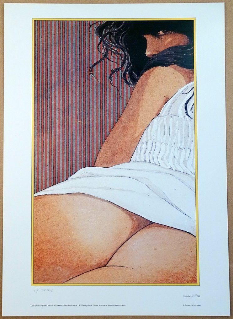 Servais, Jean-Claude - 1 Offset Print - Femme allongée - 1993 #1.0