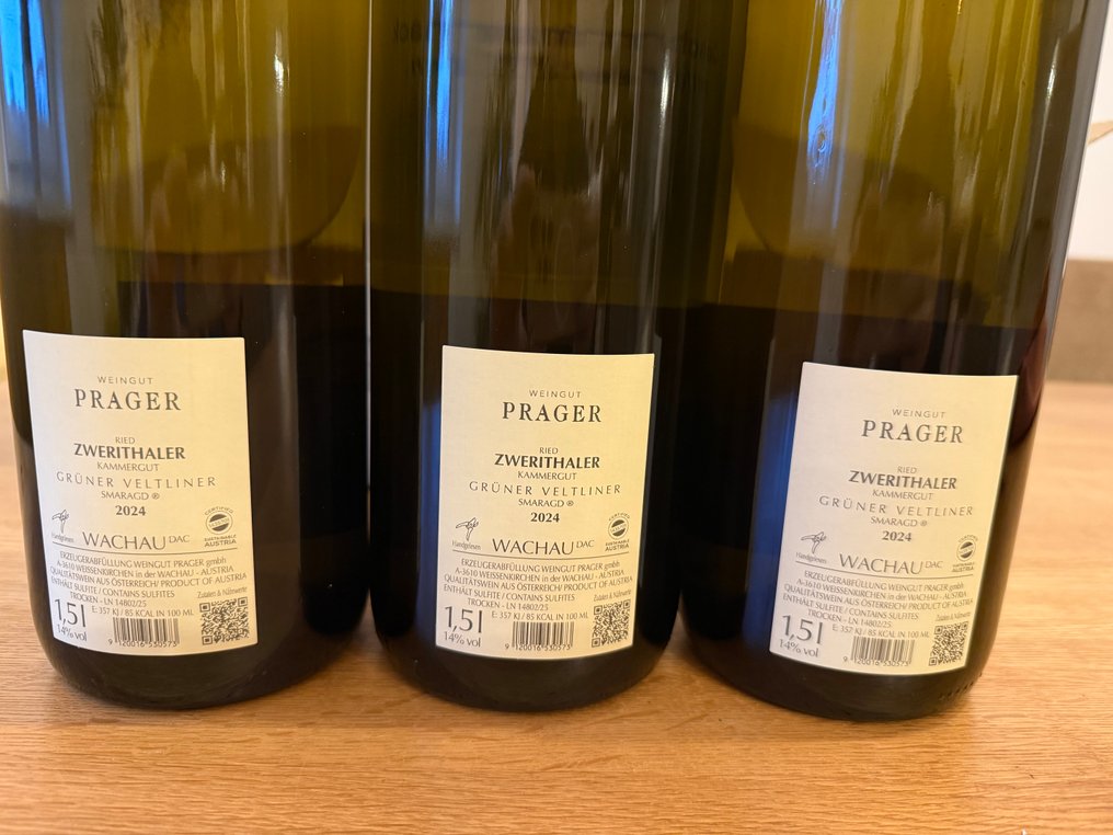 2024 Weingut Prager, Zwerithaler Gr�uner Veltliner - Wachau - 3 Magnums (1.5L) #4.3