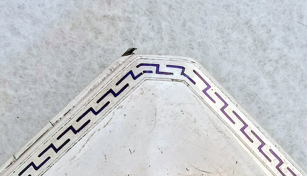 Finely hand enameled - Pudełko - Srebro pr. 900 #3.2