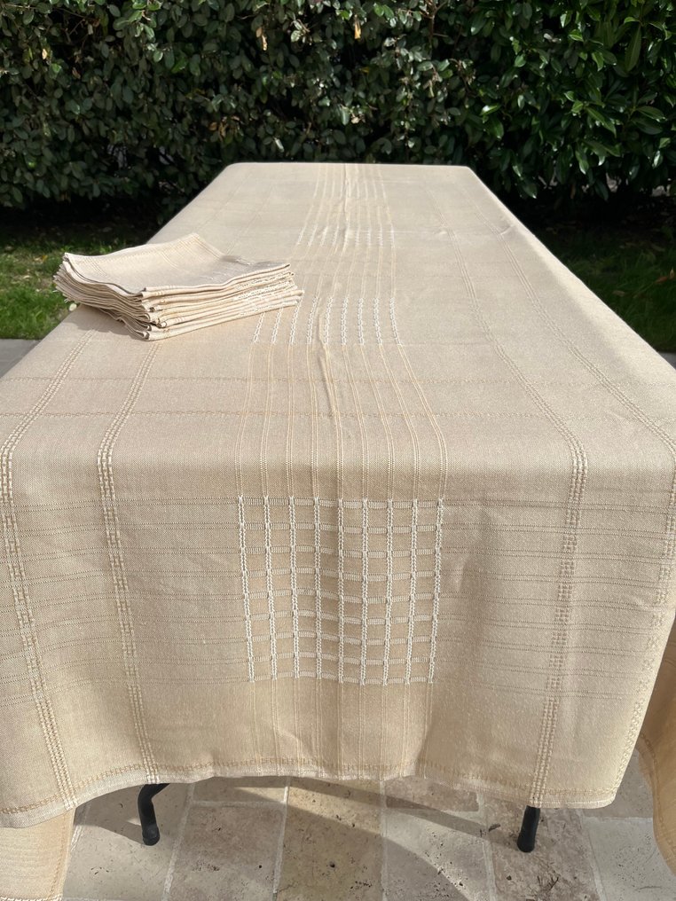 Tablecloth (11)  - 150 cm - 252 cm - French elegance #2.1