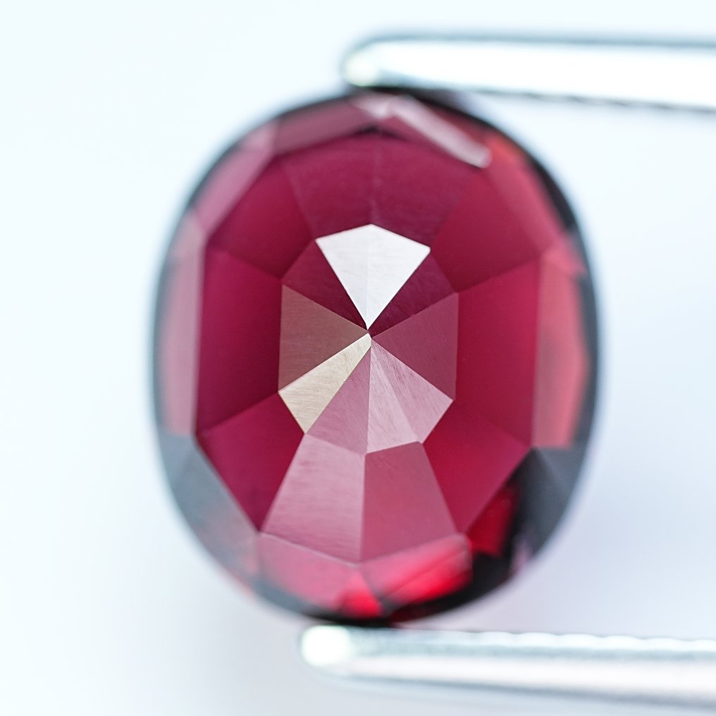 1 pcs  红色, 紫色 玫瑰榴石  - 6.04 ct - 国际有色宝石协会（ICA GemLab） #1.0