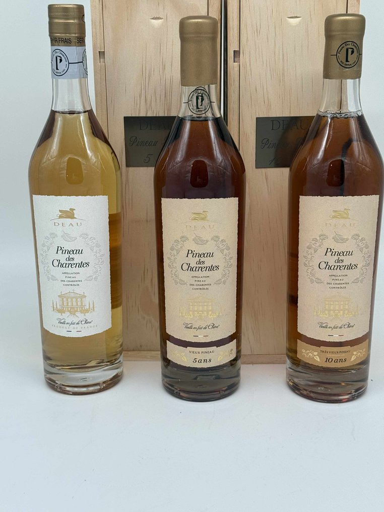 Deau - Pineau des Charentes 10 years & 5 years & Classic Blanc - pineau - 3 Bottles (0.7L) #2.1