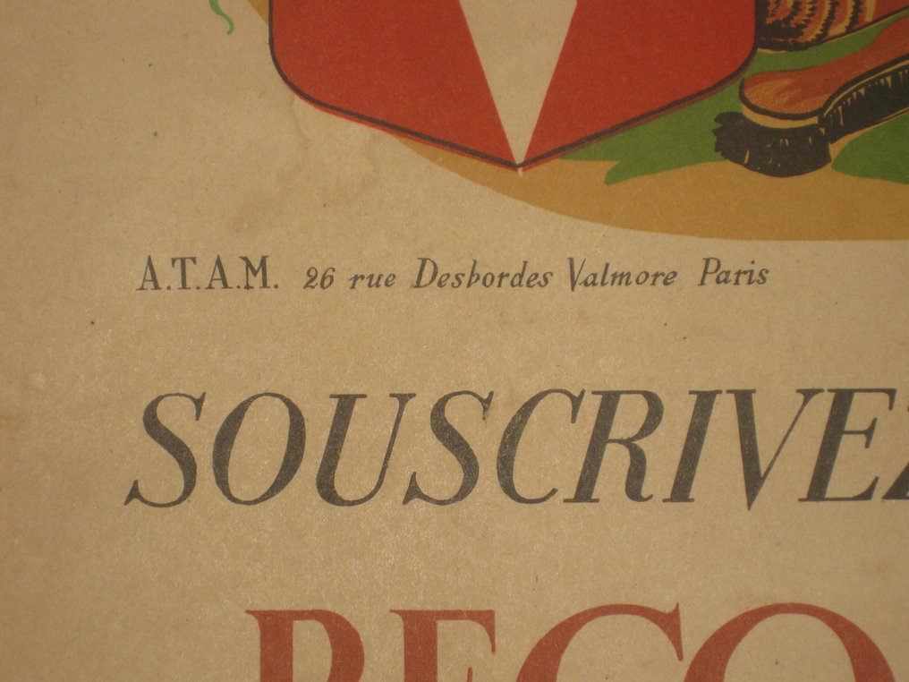 Pierre Mario - SOUSCRIVEZ AUX EMPRUNTS DE RECONSTRUCTION OISE - 1920s #2.1