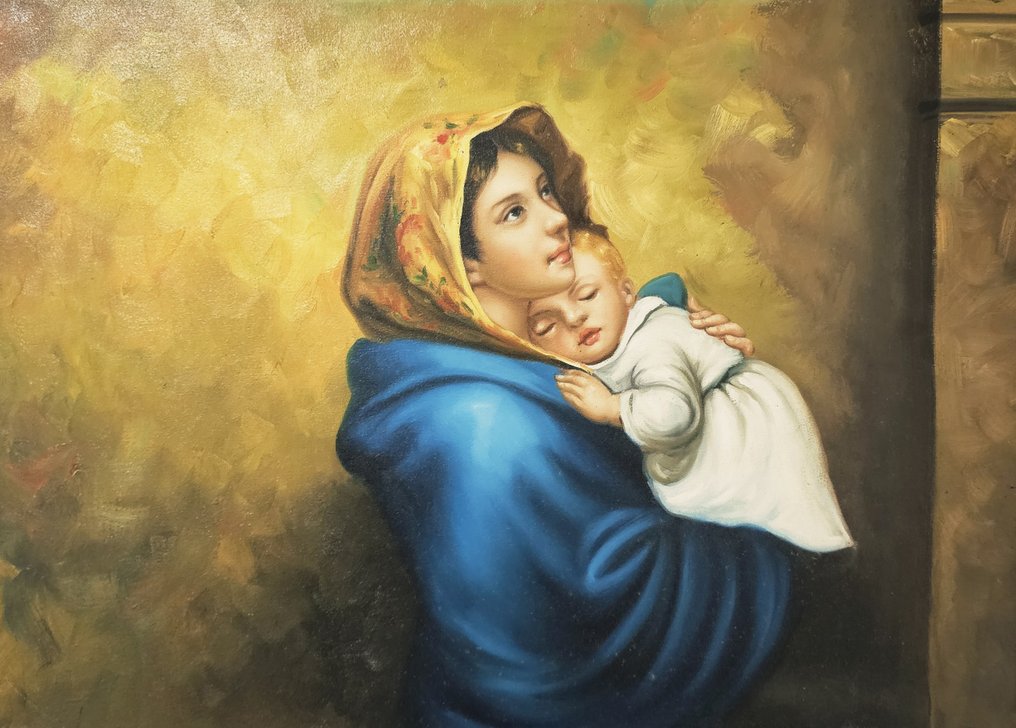 After Roberto Ferruzzi (1853 – 1934) - Madonna del Riposo #1.0