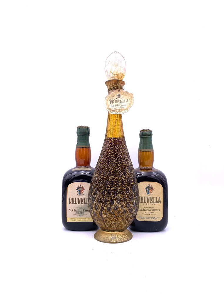 Fratelli Branca - Prunella  - b. 1950s - 75cl, 50cl - 3 bottles #1.0