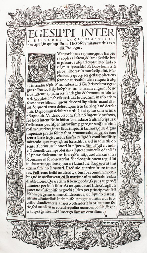 Egesippo - [Post Incunable] De Rebus a Ludaeorum Principibus in Obsidione Fortiter Gestis - 1525 #4.3