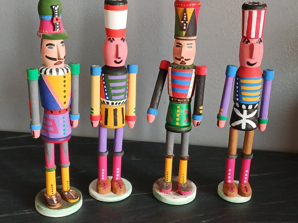 da collezione - Toy soldier 4 Soldatini in divisa del 1800 francese - 2000-2010 - Switzerland #1.0