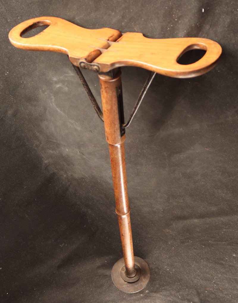 Antieke met zitting - Walking stick - Wood #1.0