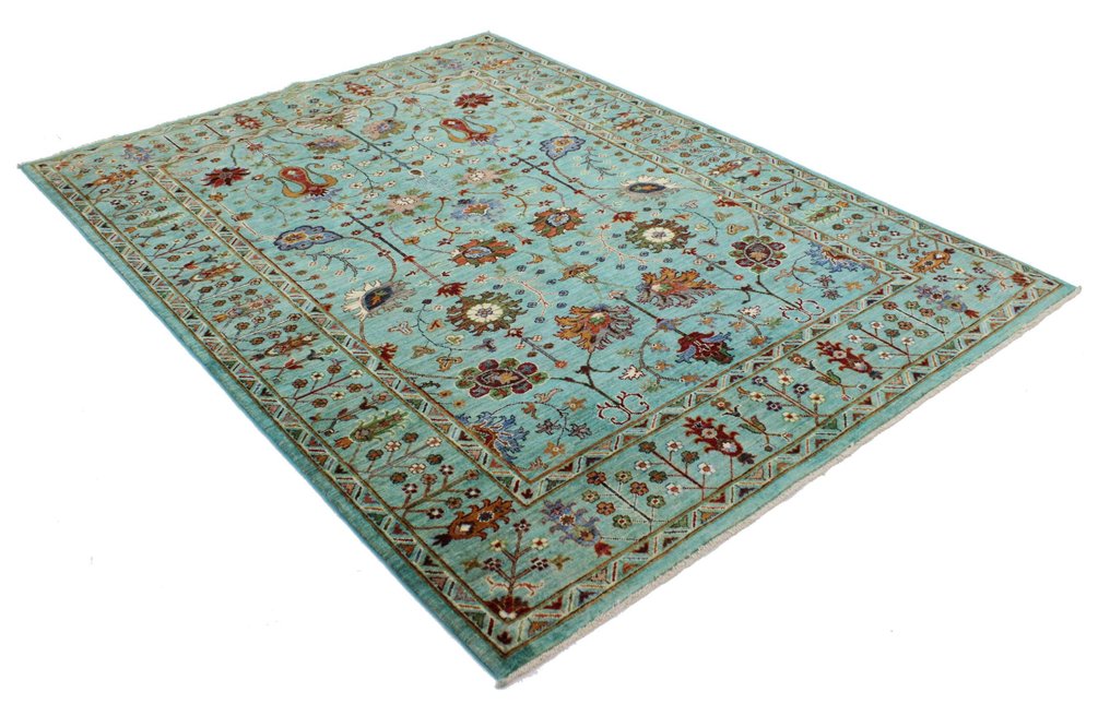 Håndknyttet tæppe Super Ziegler Chubi, tæppe i fin uld - Tæppe - 238 cm - 175 cm #2.1