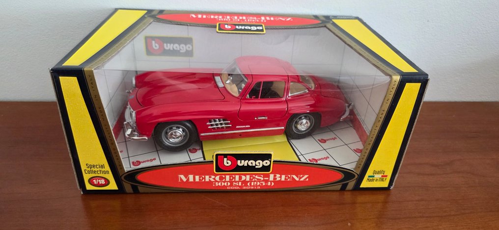 Bburago 1:18 - Modelbil - Mercedes-Benz 300 SL #1.0