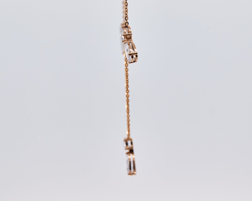 Sans Prix de Réserve - Collier - 14 carats Or jaune - 2.57ct. tw. Diamant (Cultivé en laboratoire) #4.3