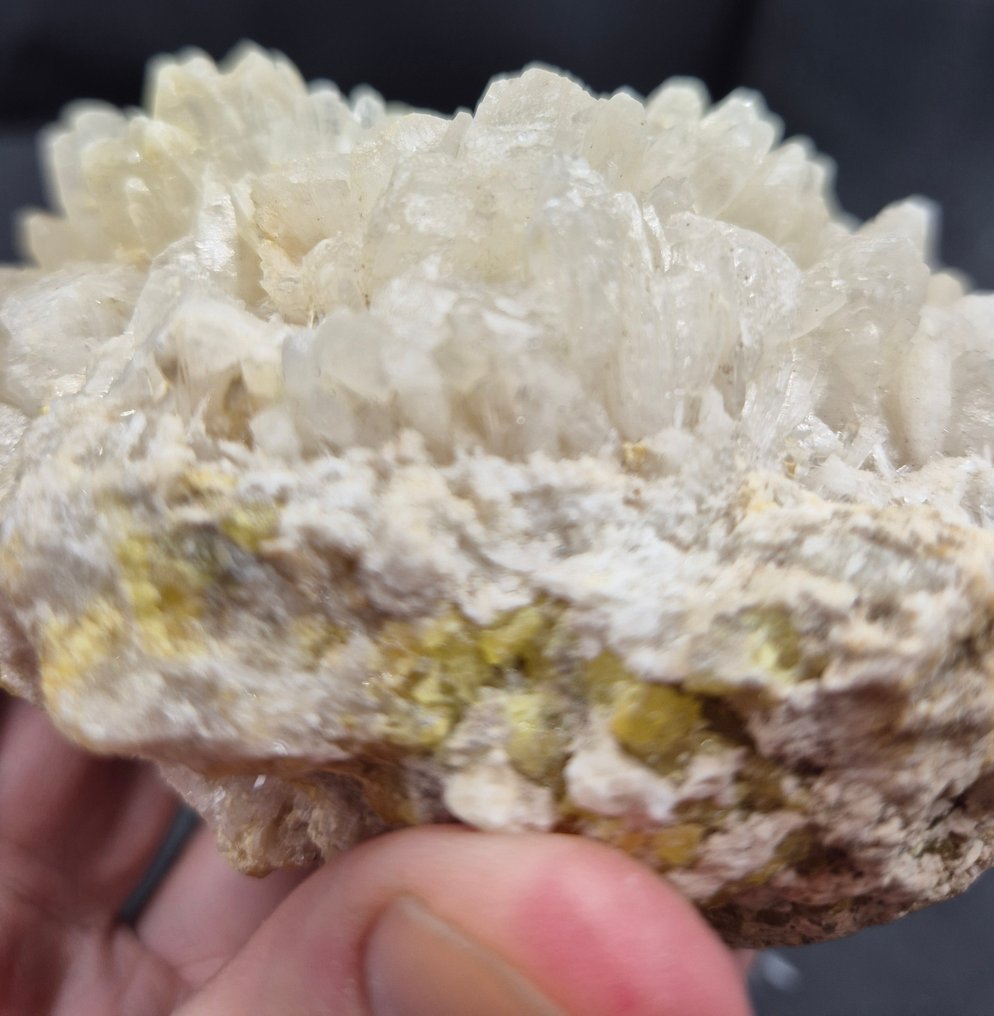 Gesso Salgemma Celestina Crystals on matrix- 1 kg - (4) #3.2