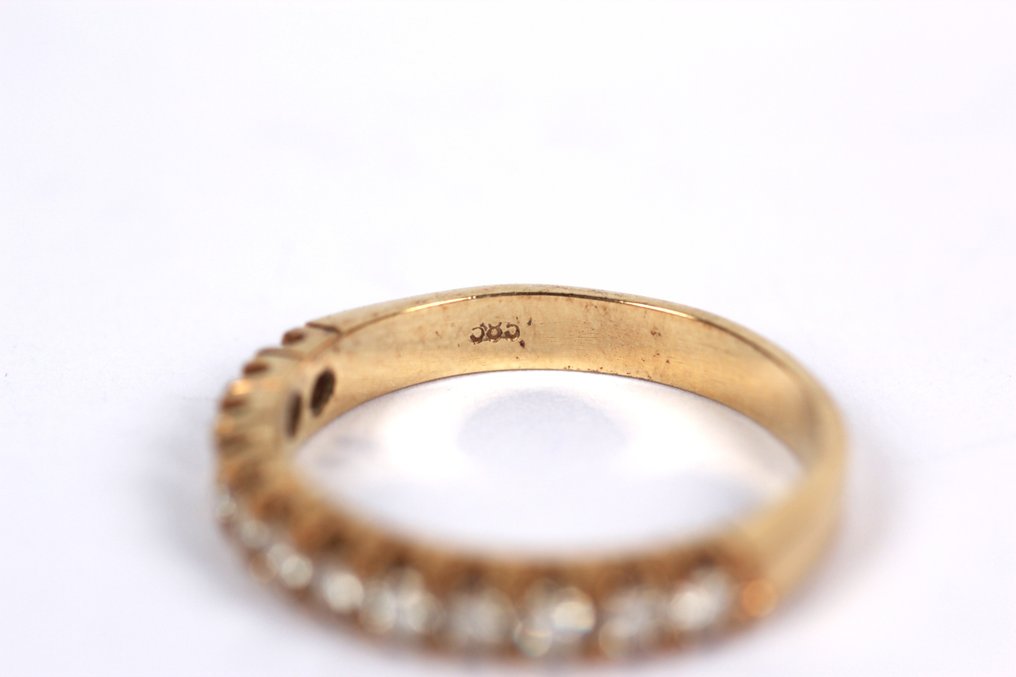 Gyűrű - 14 kt. Sárga arany Gyémánt (Természetes)  #4.3