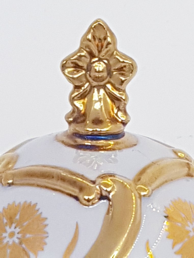 Fabergé/Franklin Mint ''Cornflower" with original polystyrene box - Music box - 1980-1990 #2.1