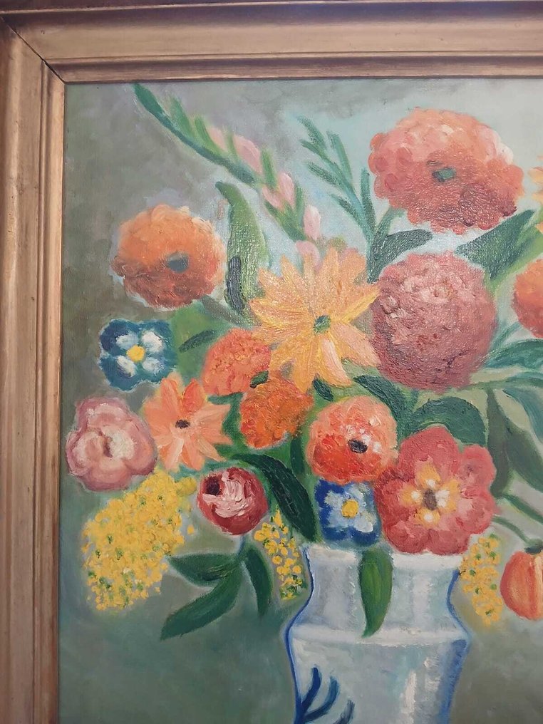 歐洲學派 (XX) - Jarrón impresionista - NO RESERVE #4.3