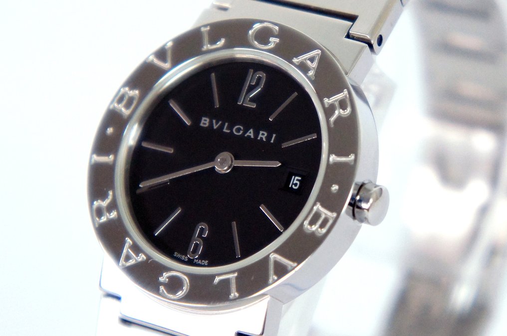 Bvlgari - Bulgari Bulgari BB26SS Quartz Ladies Watch – Stainless Steel, Black Dial - Ingen reservasjonspris - BB26SS / L376267 - Dame - 2000-2010 #4.3