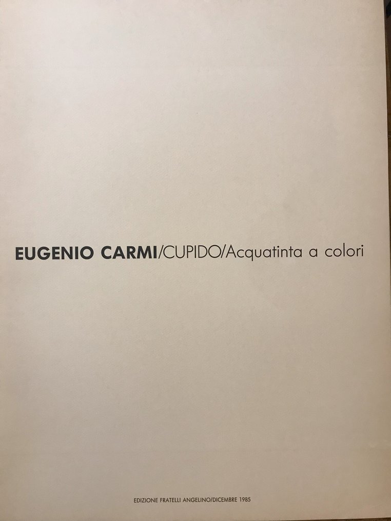 Eugenio Carmi (1920-2016) - Cupido #3.2