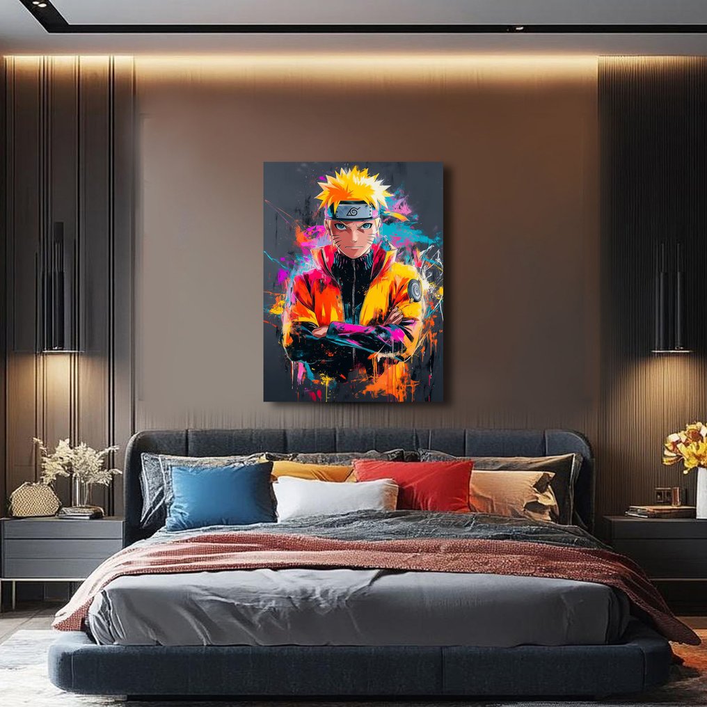 Canvas Fit - Alberto Ricardo - Naruto Uzumaki – El Ninja del Fuego y la Determinación #4.3