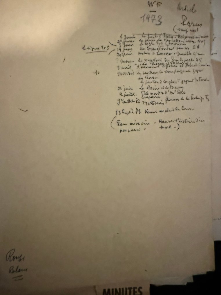 Albert Vulliez - La quasi totalité des articles manuscrits et tapuscrits publiés et non publiés - 1950 #4.3