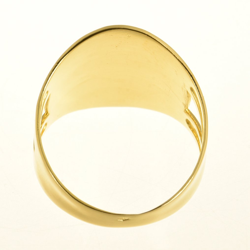 护身符戒指 - 18K包金 黄金 #4.3