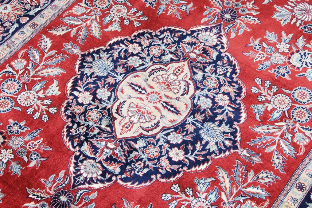 Κινεζικό χαλάκι Ισφαχαν design πολύ λεπτό - Χαλί - 200 cm - 130 cm - σε μεταξωτές αλυσίδες #3.2