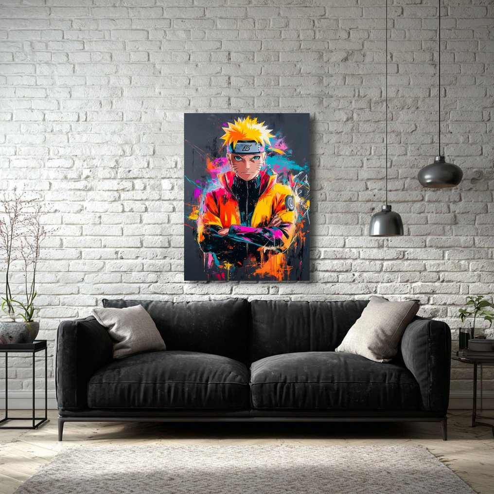 Canvas Fit - Alberto Ricardo - Naruto Uzumaki – El Ninja del Fuego y la Determinación #3.2