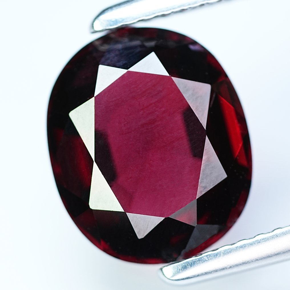 1 pcs  红色, 紫色 玫瑰榴石  - 6.04 ct - 国际有色宝石协会（ICA GemLab） #2.1