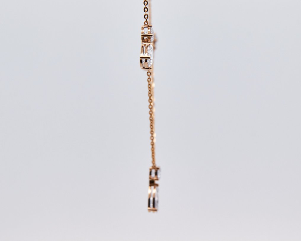 Sans Prix de Réserve - Collier - 14 carats Or jaune - 2.57ct. tw. Diamant (Cultivé en laboratoire) #2.1