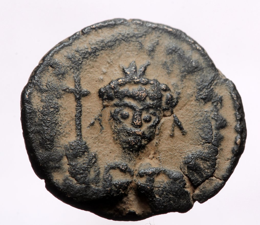 Byzantine Empire. Justinian I (AD 527-565). 10 Nummi / Decanummium Rome mint, rare (No Reserve Price) #1.0