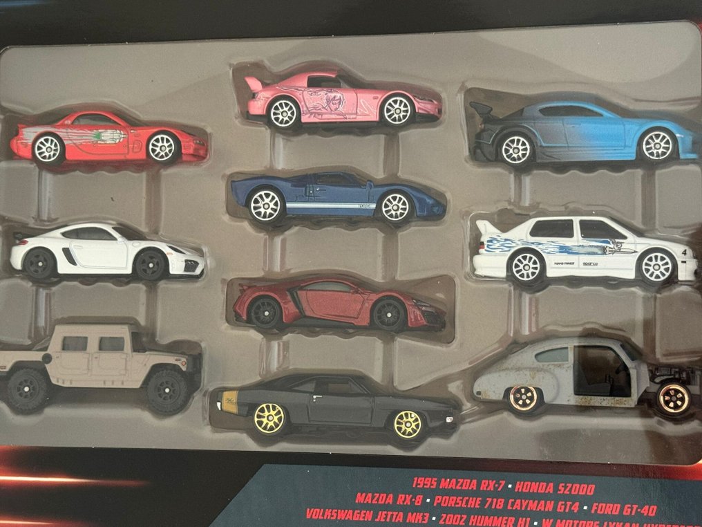 Hot Wheels 1:64 - Modelbil (10) - Fast & Furious collection (10 cars) #3.2