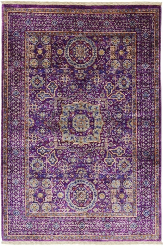 手工编织地毯 超级 Ziegler Chubi 地毯 细羊毛 - 地毯 - 152 cm - 104 cm #1.0